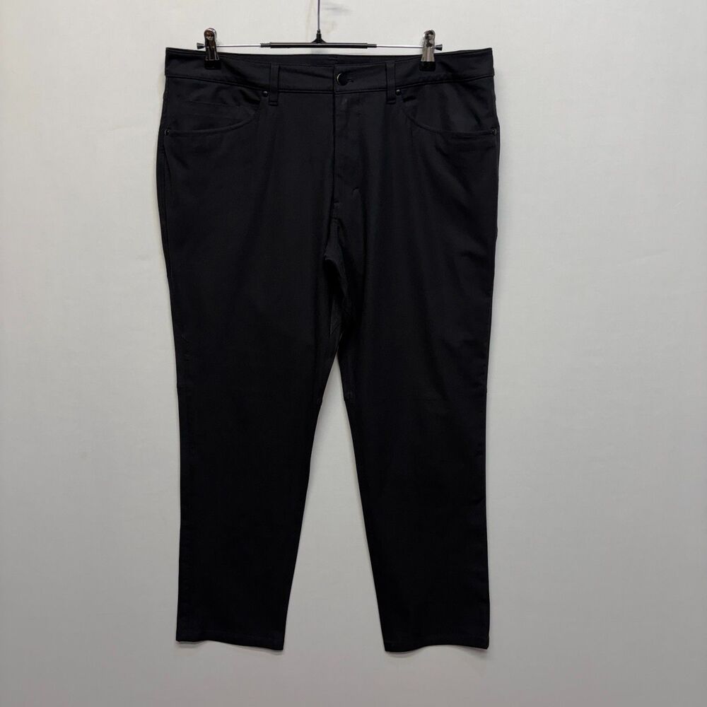 Lululemon Men ABC Pants Classic Fit Size 36x30 Black LM5ADDS C095 -20
